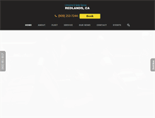Tablet Screenshot of limoserviceredlands.com